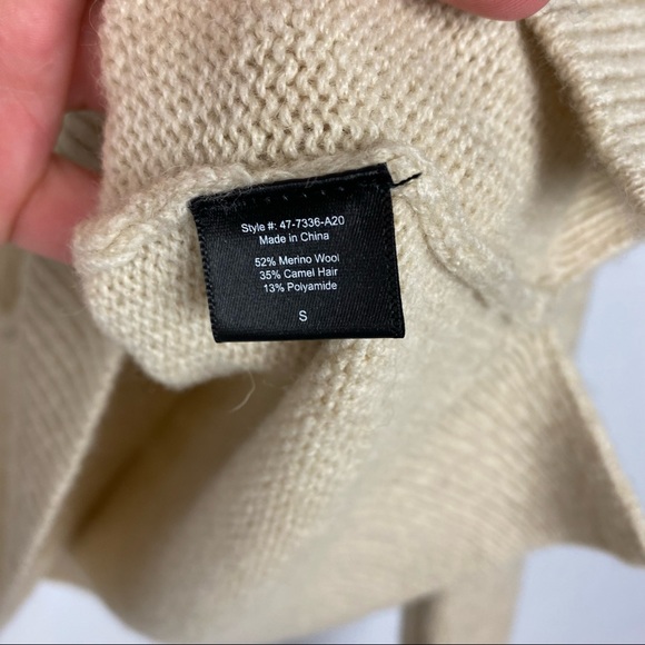 JENNI KAYNE Atlas Turtleneck Sweater in Wheat tan brown cream - Picture 10 of 13